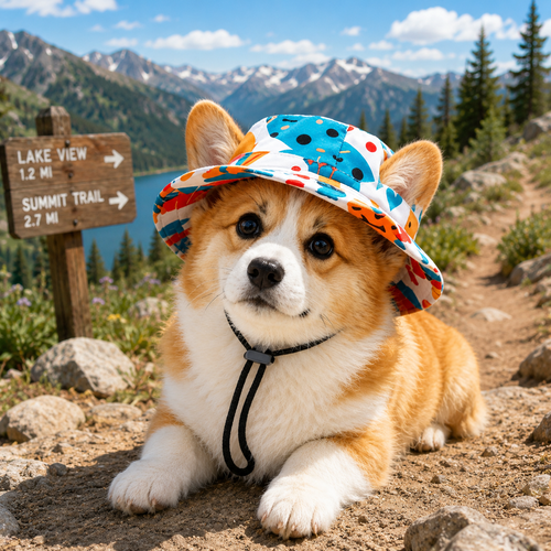 puppy bucket hat
