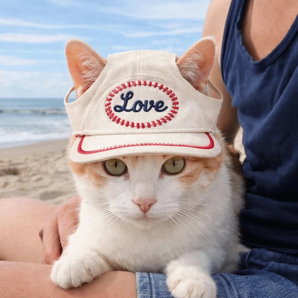 Cat Baseball Hat (Love Edition)